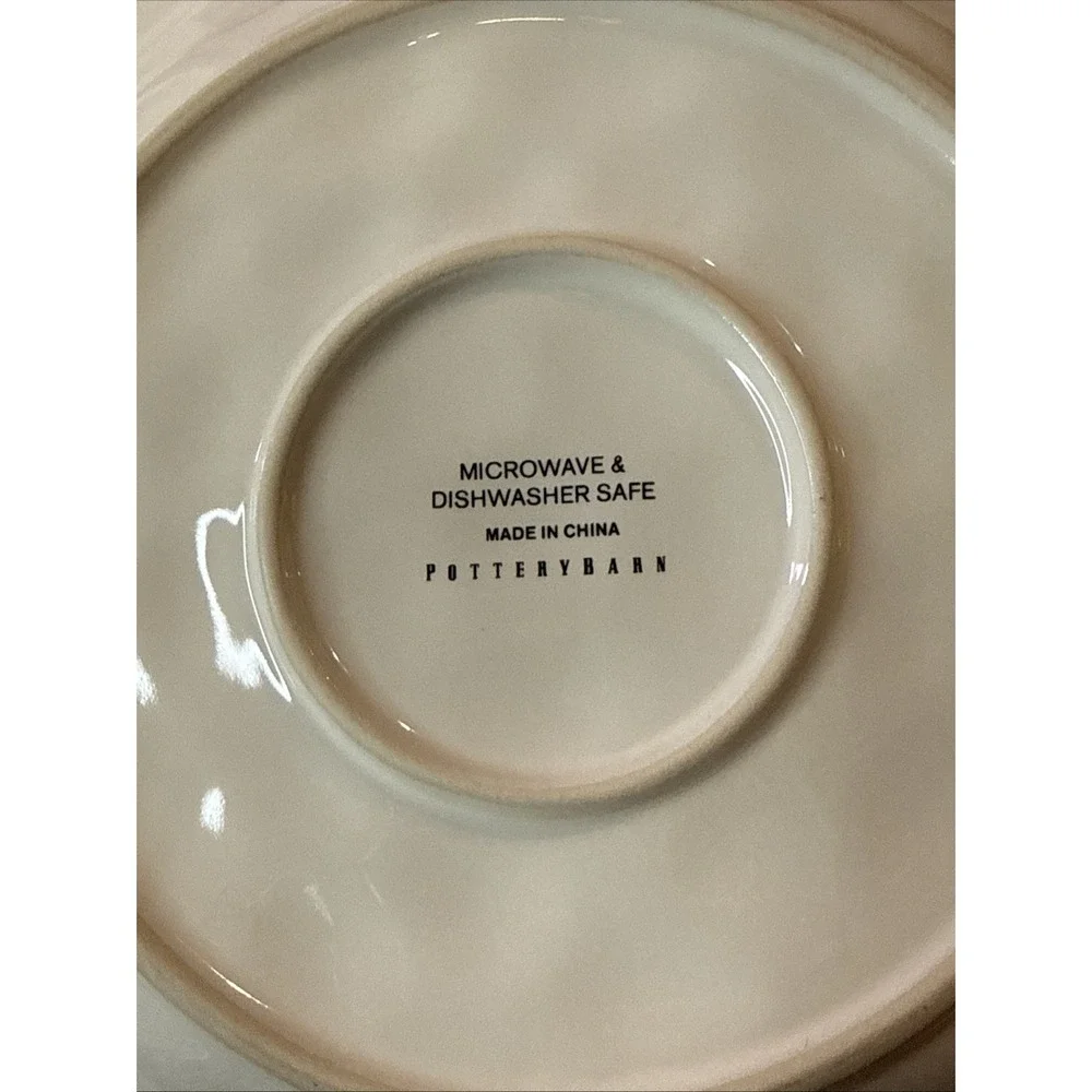 Pottery Barn FRESCO Thanksgiving Turkey Salad Plates (Set of 4) In Box